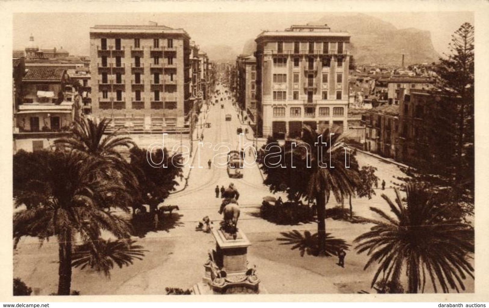 ** T2/T3 Palermo Emanuel Victor Emmanuel II Monument, Rome Street - Non Classificati