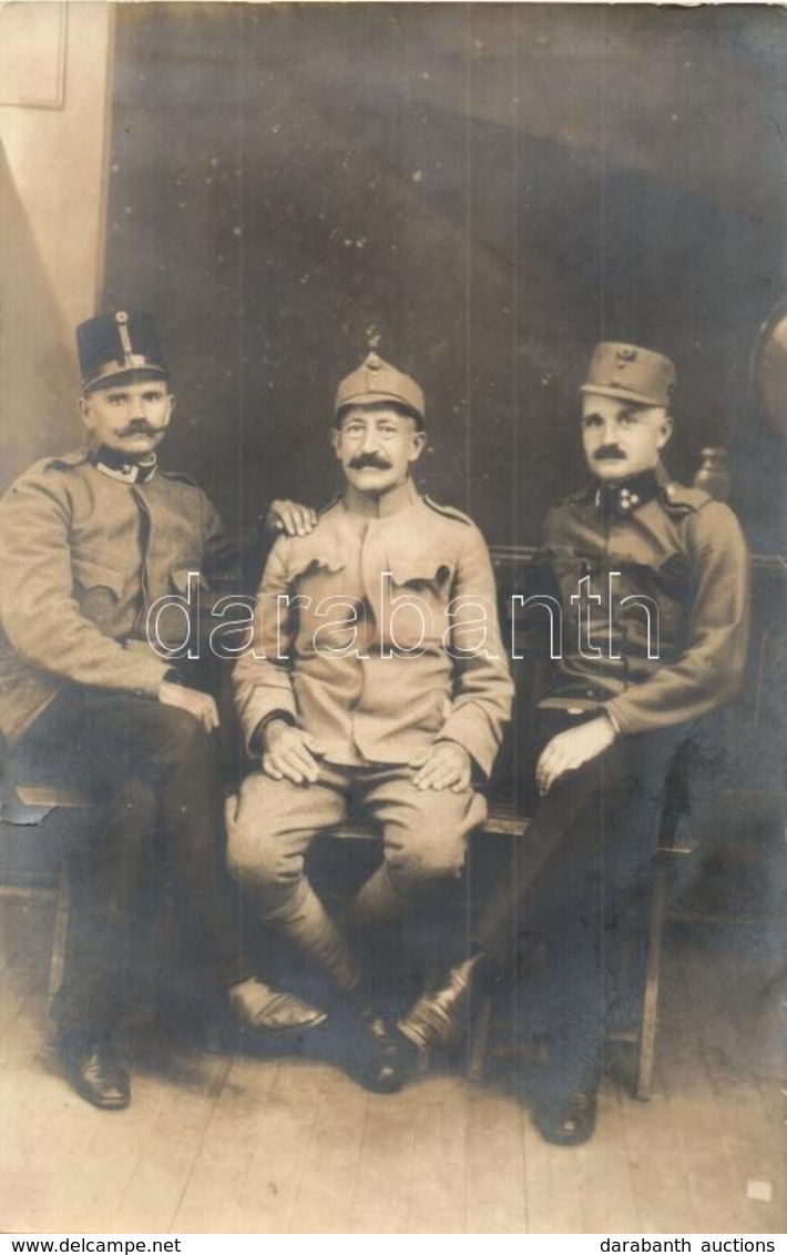 ** T2 Osztrák-magyar Katonák Csoportképe / WWI Austro-Hungarian K.u.K. Military, Soldiers. Photo - Non Classificati