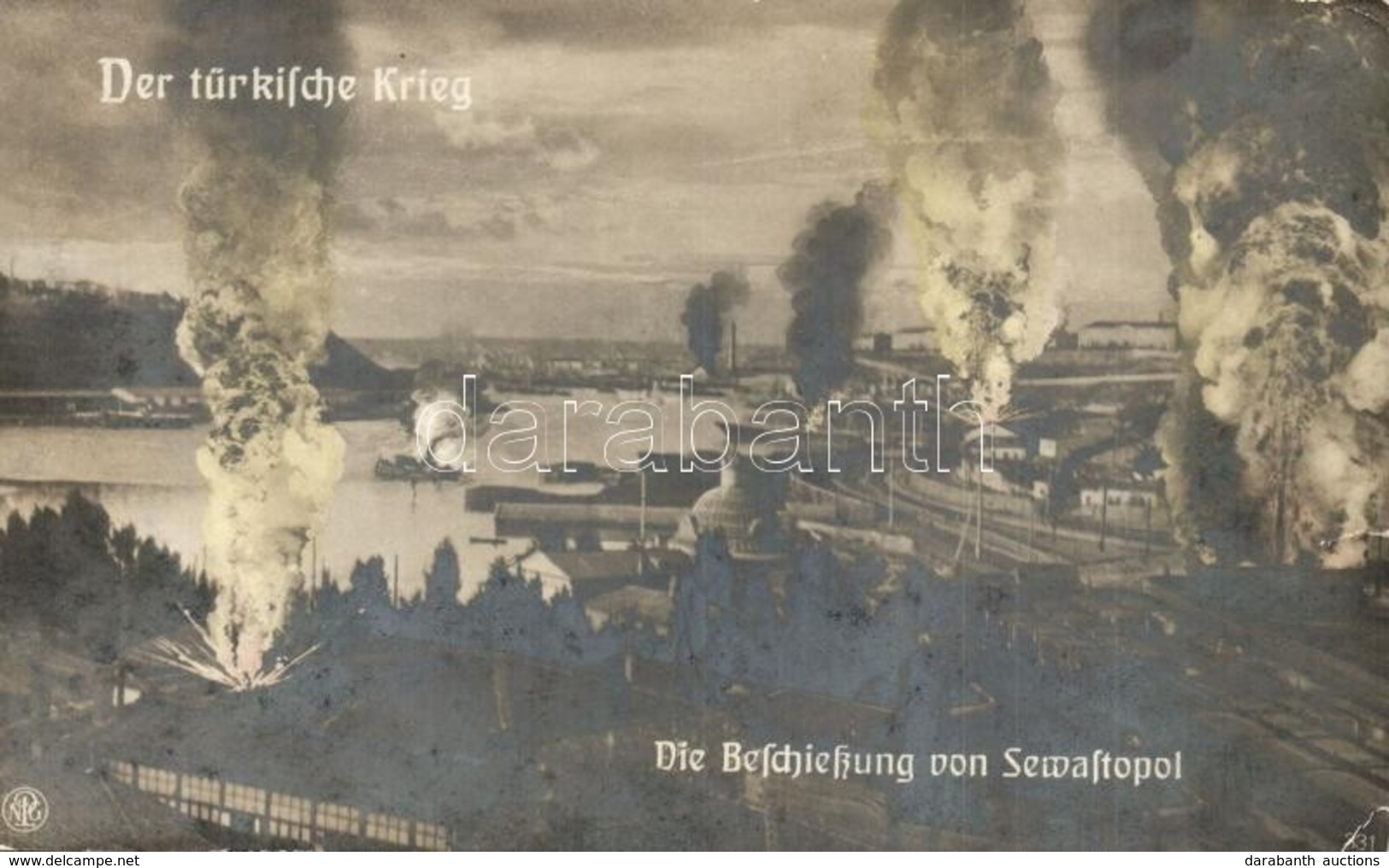 ** T2/T3 Der Türkische Krieg, Die Beschiessung Von Sewastopol / The Turkish War, The Bombardment Of Sevastopol (EK) - Non Classificati