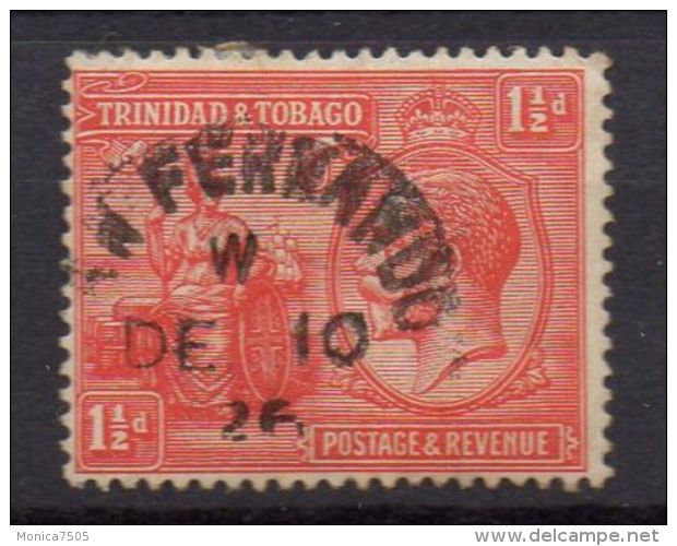 TRINITE ET TOBAGO ( POSTE ) : Y&amp;T N°  112  TIMBRE  BIEN  OBLITERE . - Trinité & Tobago (...-1961)