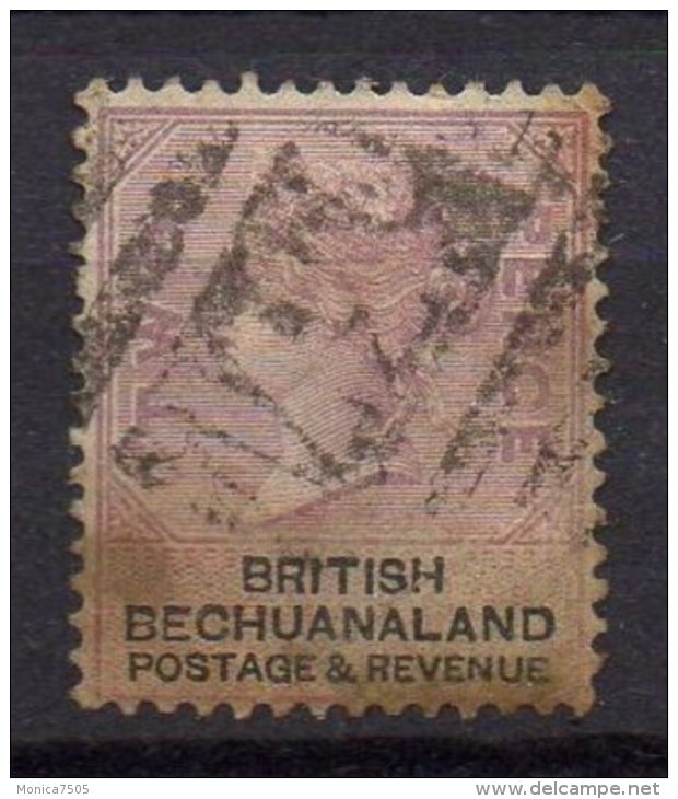 BECHUANALAND ( POSTE ) : Y&amp;T N°  12  TIMBRE  BIEN  OBLITERE . - 1885-1895 Colonie Britannique