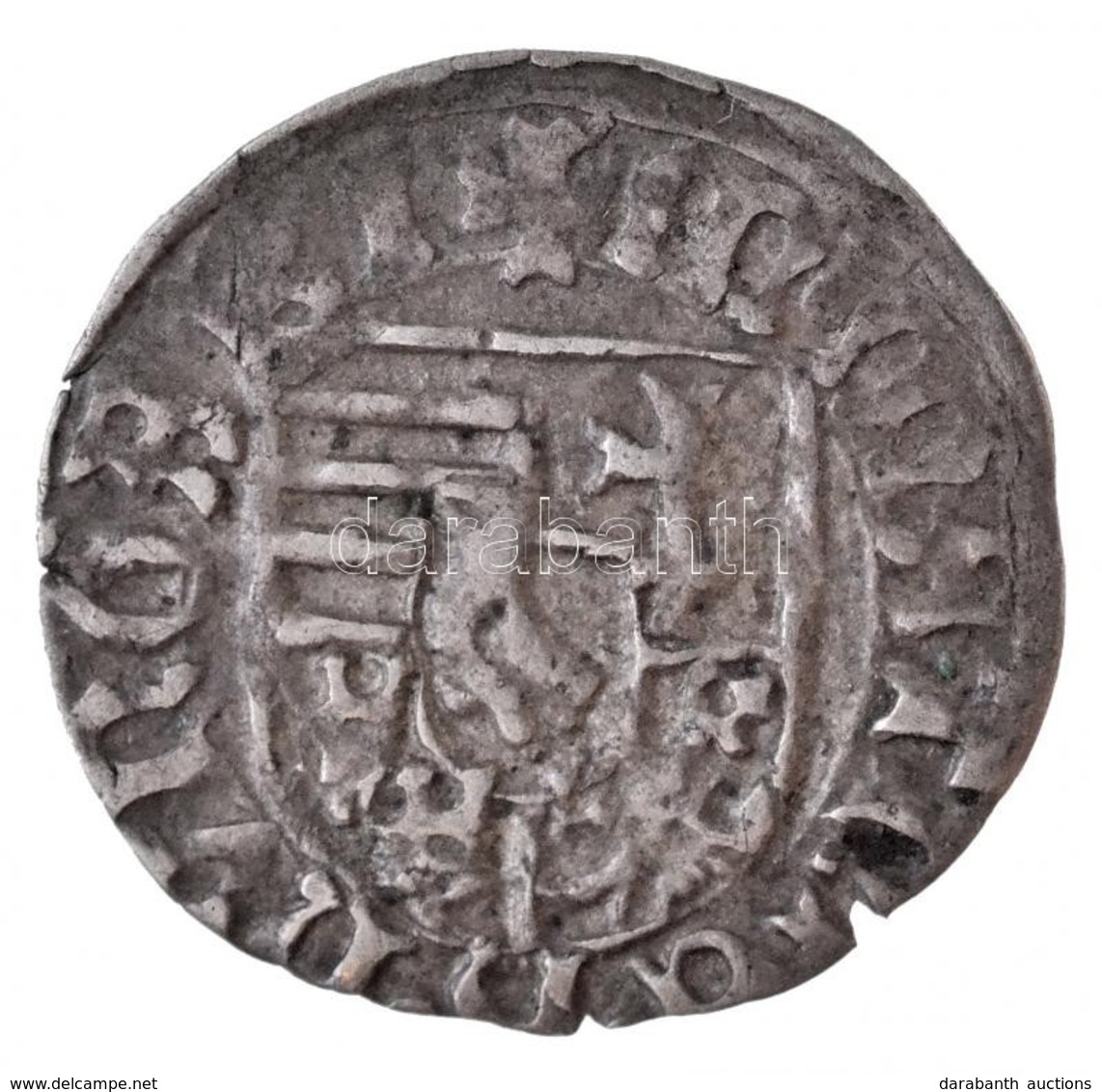 1482-1486. Denár Ag 'I. Mátyás' (0,62g) T:2,2-
Hungary 1482-1486. Denar Ag 'Matthias I' (0,62g) C:XF,VF
Huszár: 719., Un - Unclassified