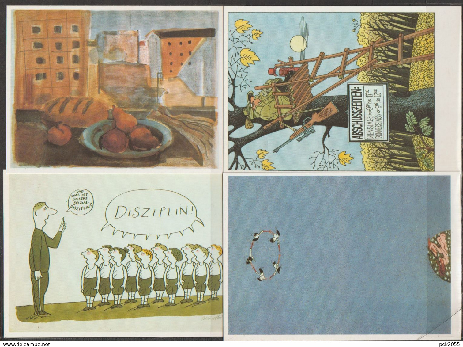 DDR Ganzsache Nr.PP020 B1/001a-B1/016a+ PP019 B1/001a-B1/016a  Serie Von32 Künstlerpostkarten Ungebraucht  ( K30) - Privatpostkarten - Ungebraucht