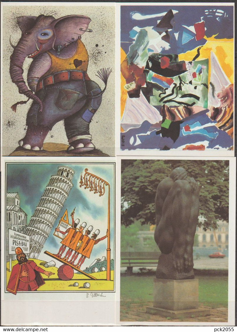 DDR Ganzsache Nr.PP020 B1/001a-B1/016a+ PP019 B1/001a-B1/016a  Serie Von32 Künstlerpostkarten Ungebraucht  ( K30) - Privatpostkarten - Ungebraucht