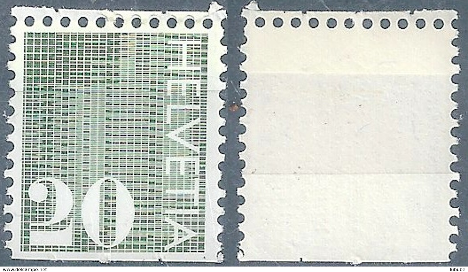 Automatenfreimarke 484RII, 20 Rp.graugrün  (Klebestelle)          1982 - Francobolli In Bobina