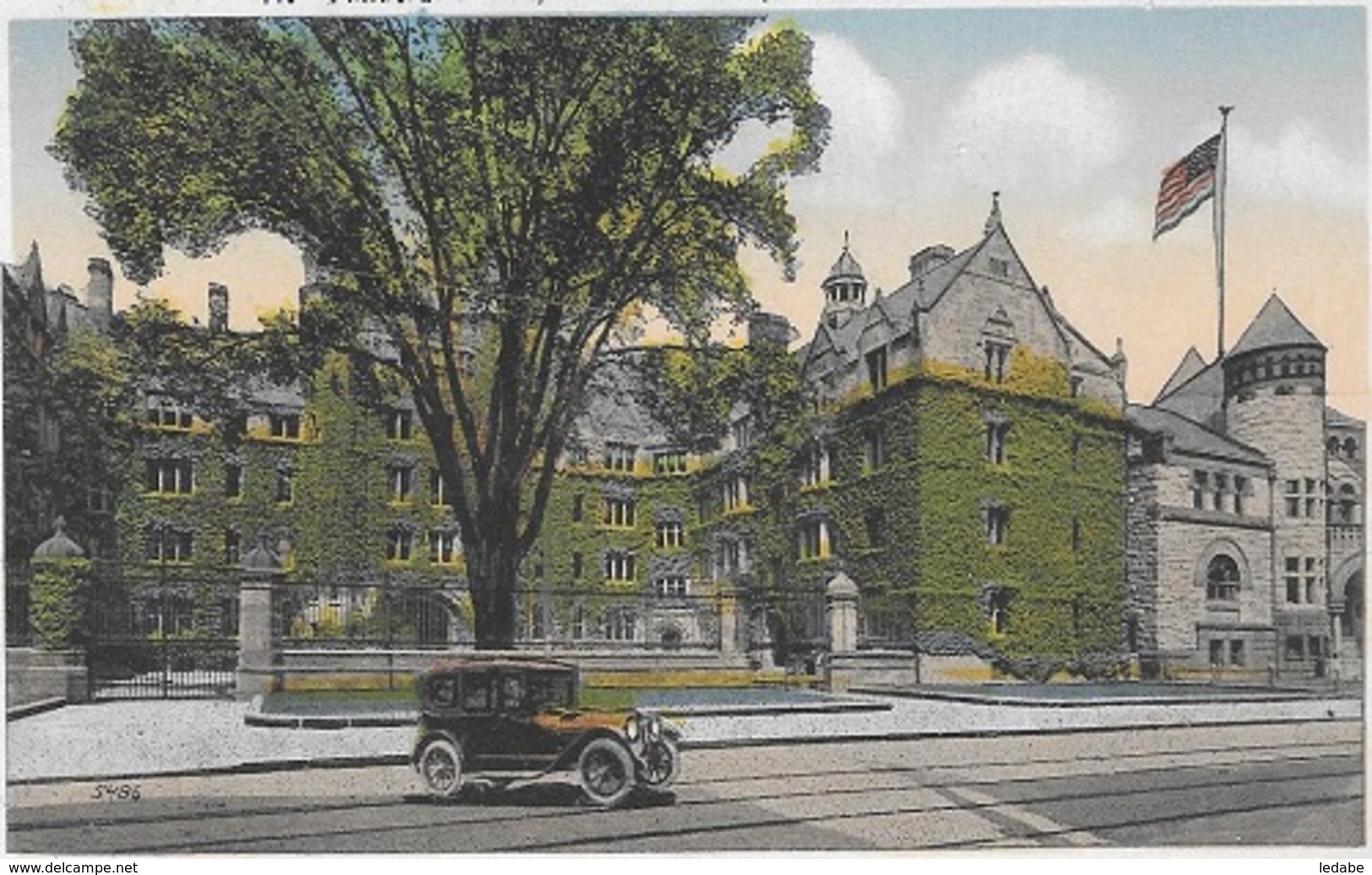 18-167 CPA NEW HAVEN, Vanderbilt Hall, YALE University, écrite, Bon état - New Haven