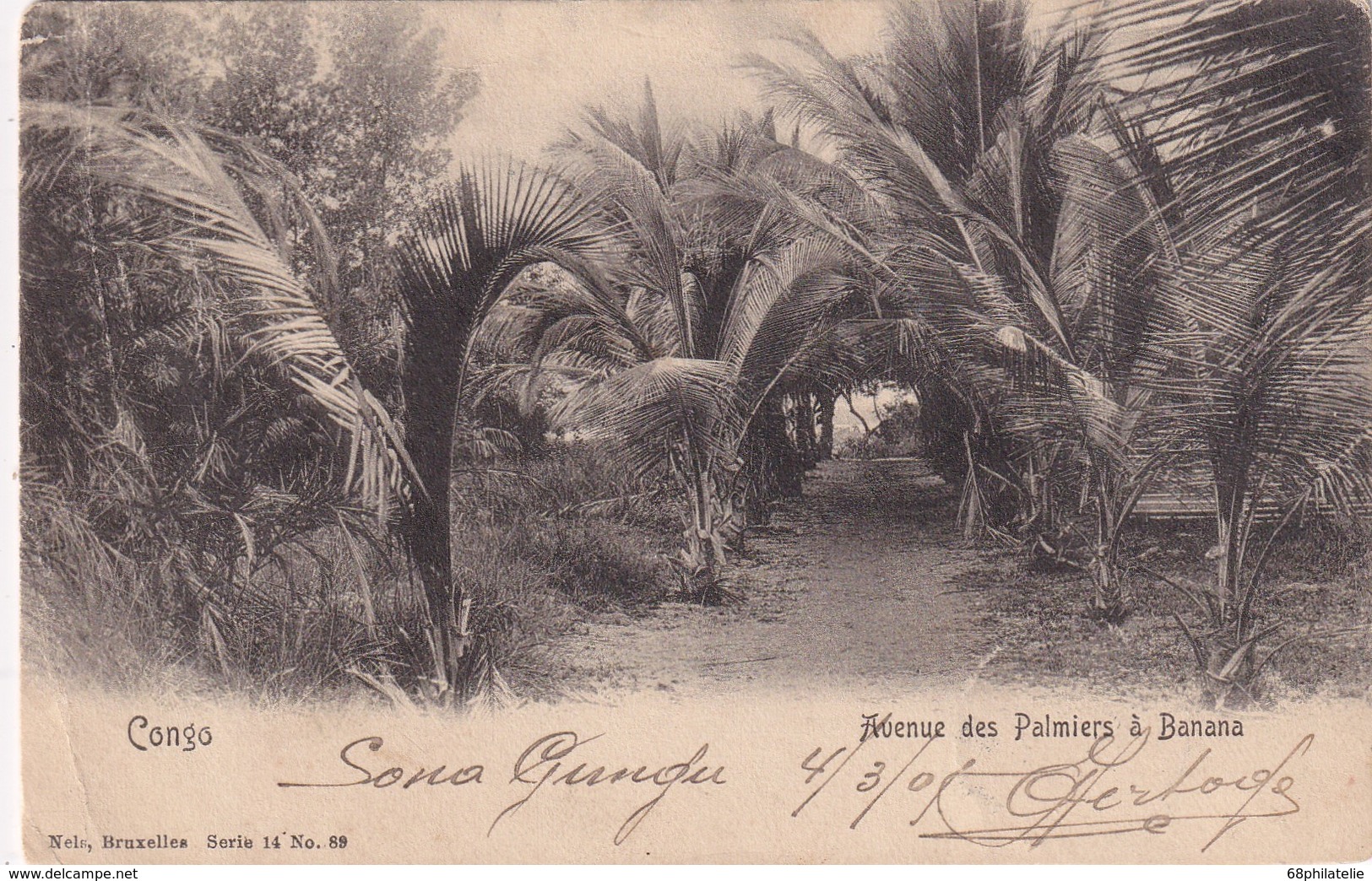 CONGO BELGE 1905   CARTE POSTALE DE MATADI - Brieven En Documenten