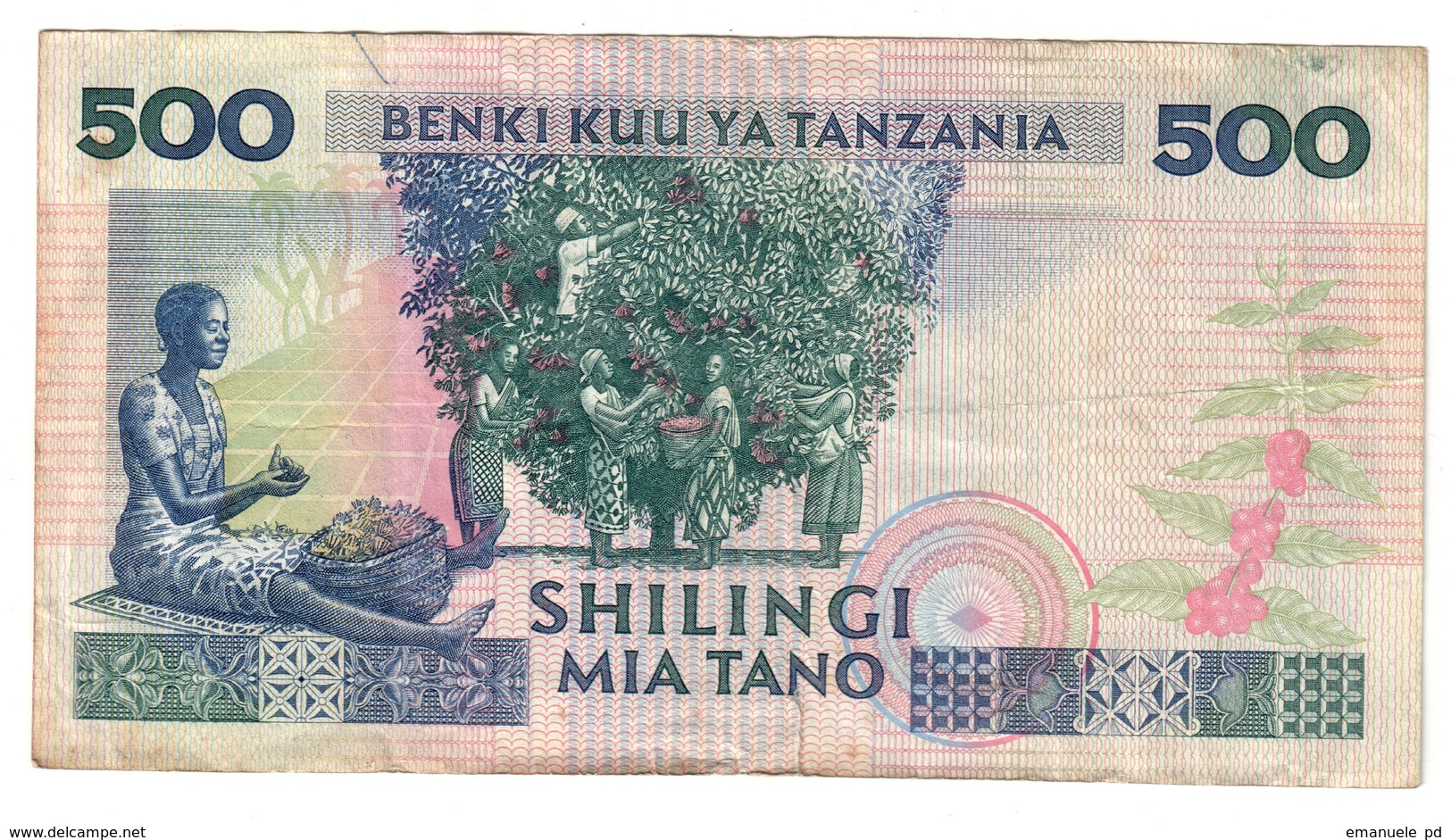 Tanzania 500 Shillings 1989 - Tanzania