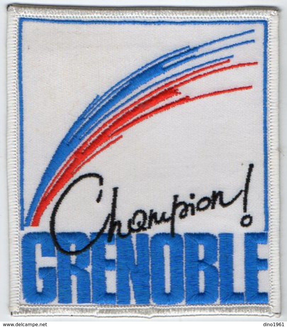 E36 - Sport.....? - Ecusson 10 X 11,5 - Champion GRENOBLE - Blazoenen (textiel)