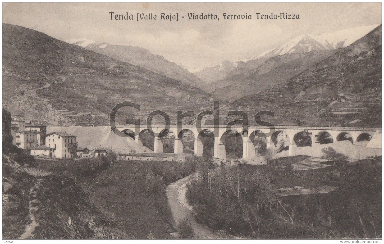 Italy - Tenda - Viadotto - Ferrovia Tenda-Nizza - Ouvrages D'Art