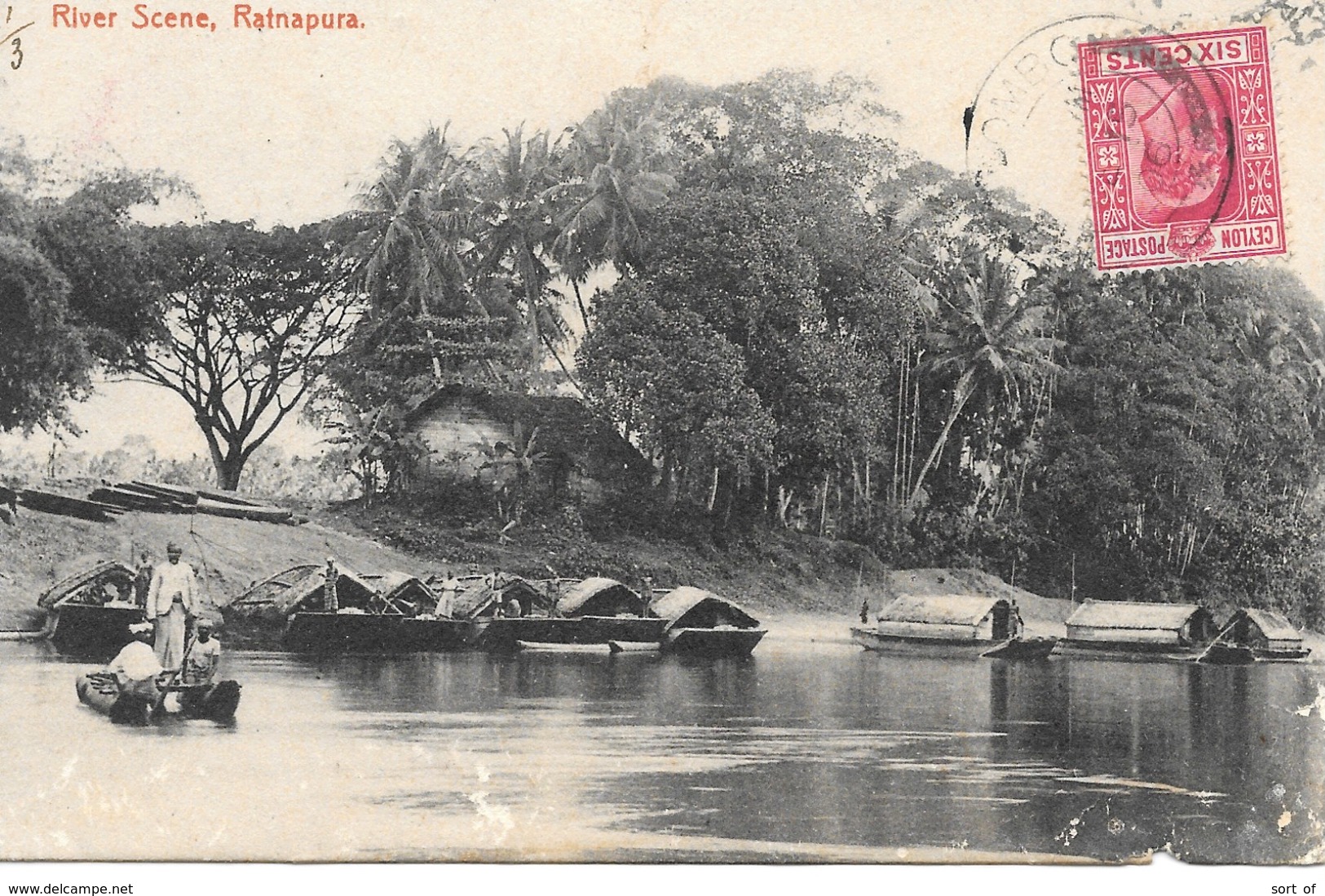 CEYLON - RATNAPURA - RIVER SCENE - S922 - Sri Lanka (Ceylon)