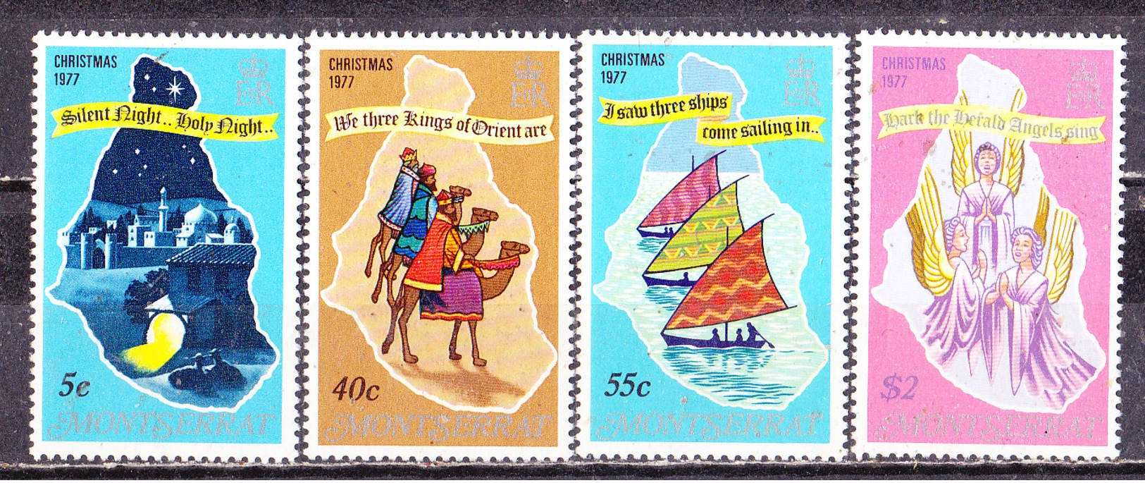 Montserrat 1977-NataleCompleta Nuova MNH** - Montserrat