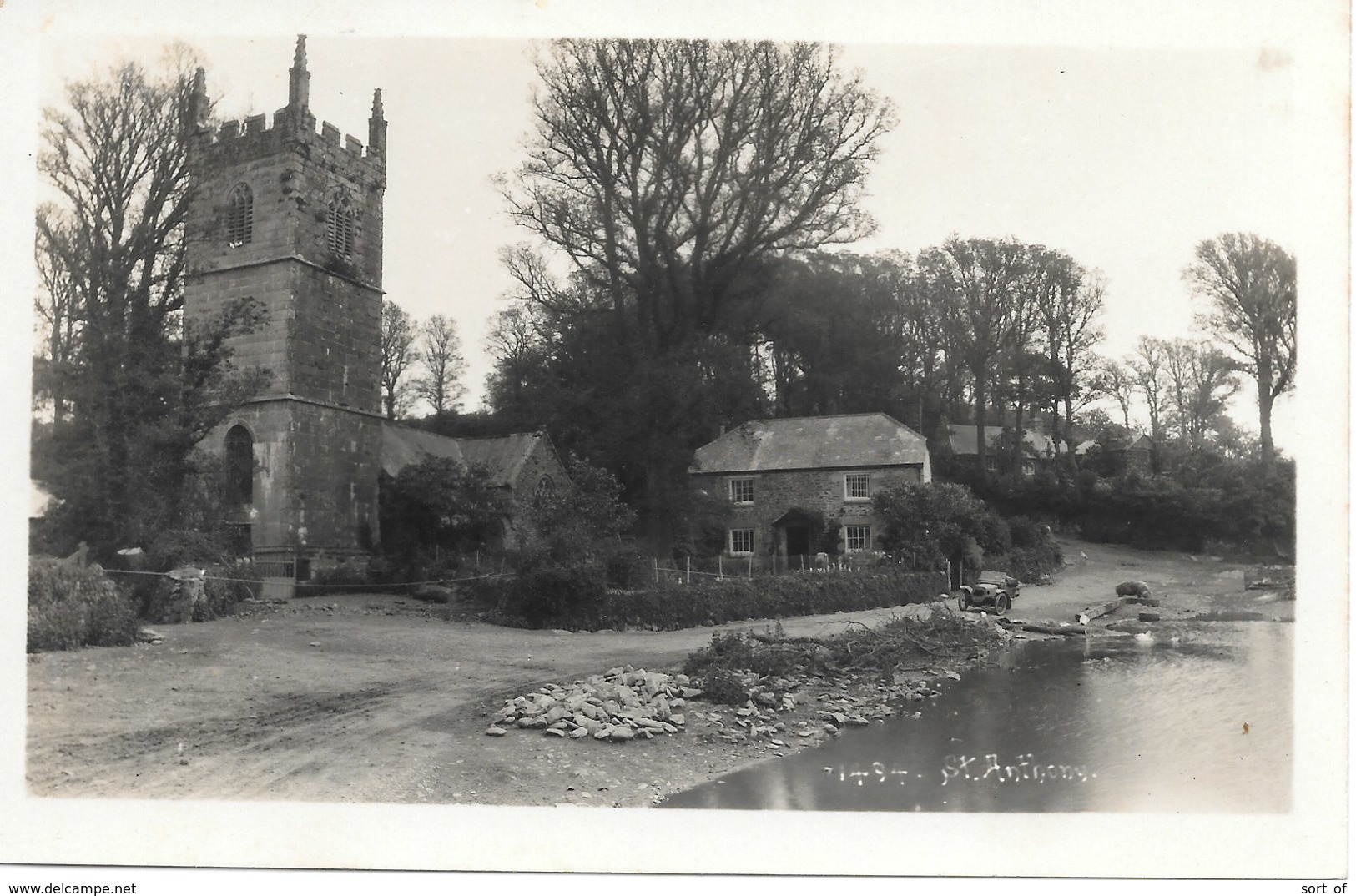 RP - ST ANTHONY IN MENEAGE - VIEW OF THE CHURCH AND THE VILLAGE -  S928 - Other & Unclassified