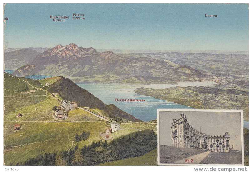 Suisse - Rigi-Staffel Pilatus - Hotel - Vierwaldstättersee - Wald