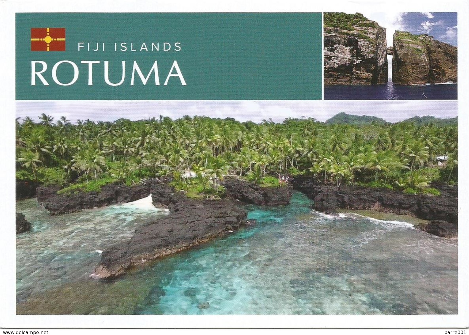 Fiji 2018 Rotuma Avocado Fruit Viewcard - Fidji (1970-...)