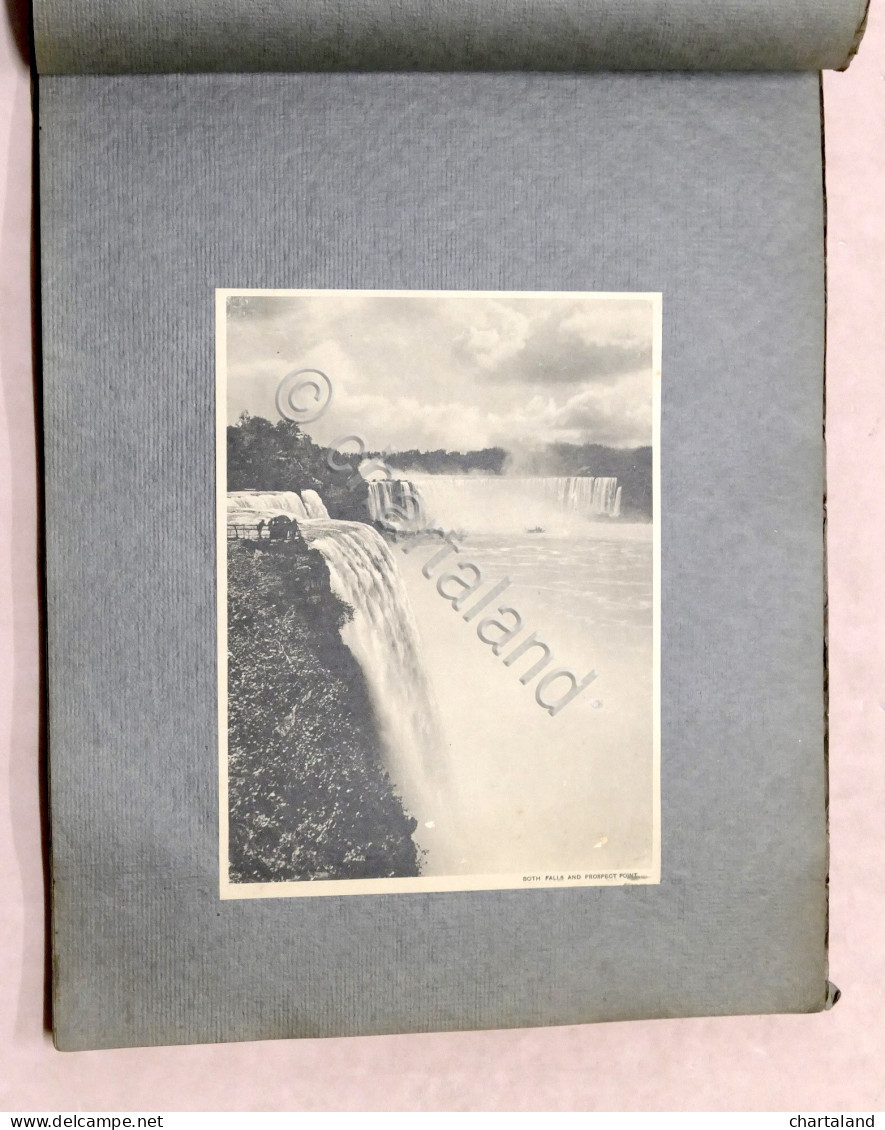 Album Raccolta Stampe Fotografiche D'epoca Niagara Falls - 1900 Ca. - RARO - Altri & Non Classificati