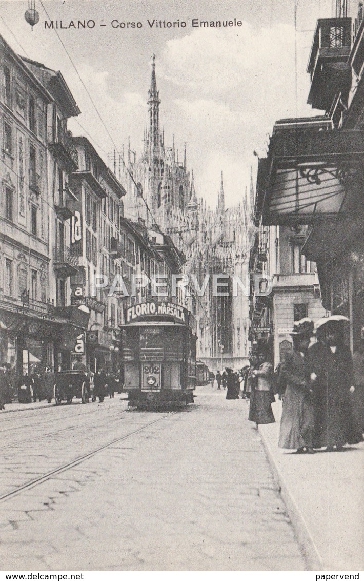 Italy MILANO Corso Vittorio Emanuele Tram  It252 - Milano (Milan)