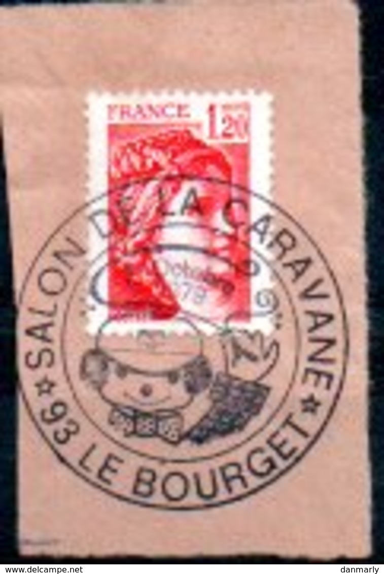 FRANCE :BELLE OBLITÉRATION  Y&T (o) N° 1974 "Cachet Du Salon De La Caravane Du 7/10/1979 " - Usati