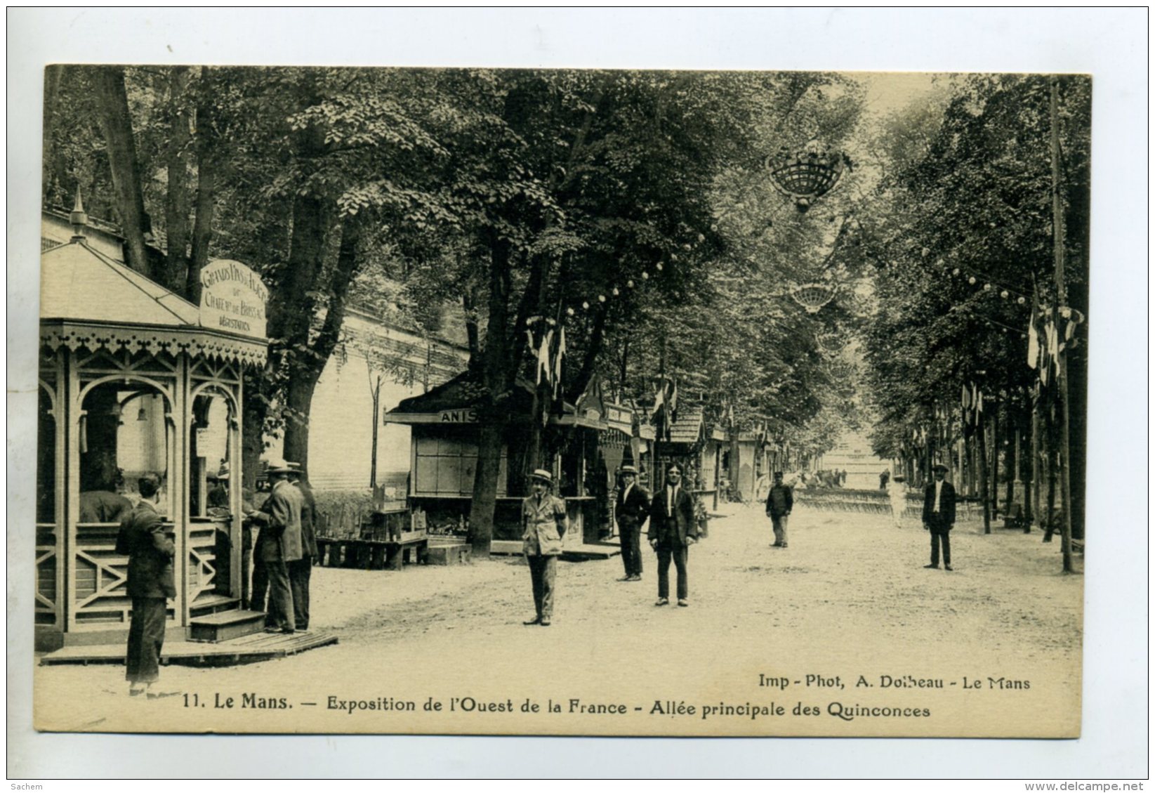 72 LE MANS   Exposition De L'Ouest De La France Allée Principale Des Quinconces Anim  Vendeurs Stands    /D02-2015 - Le Mans