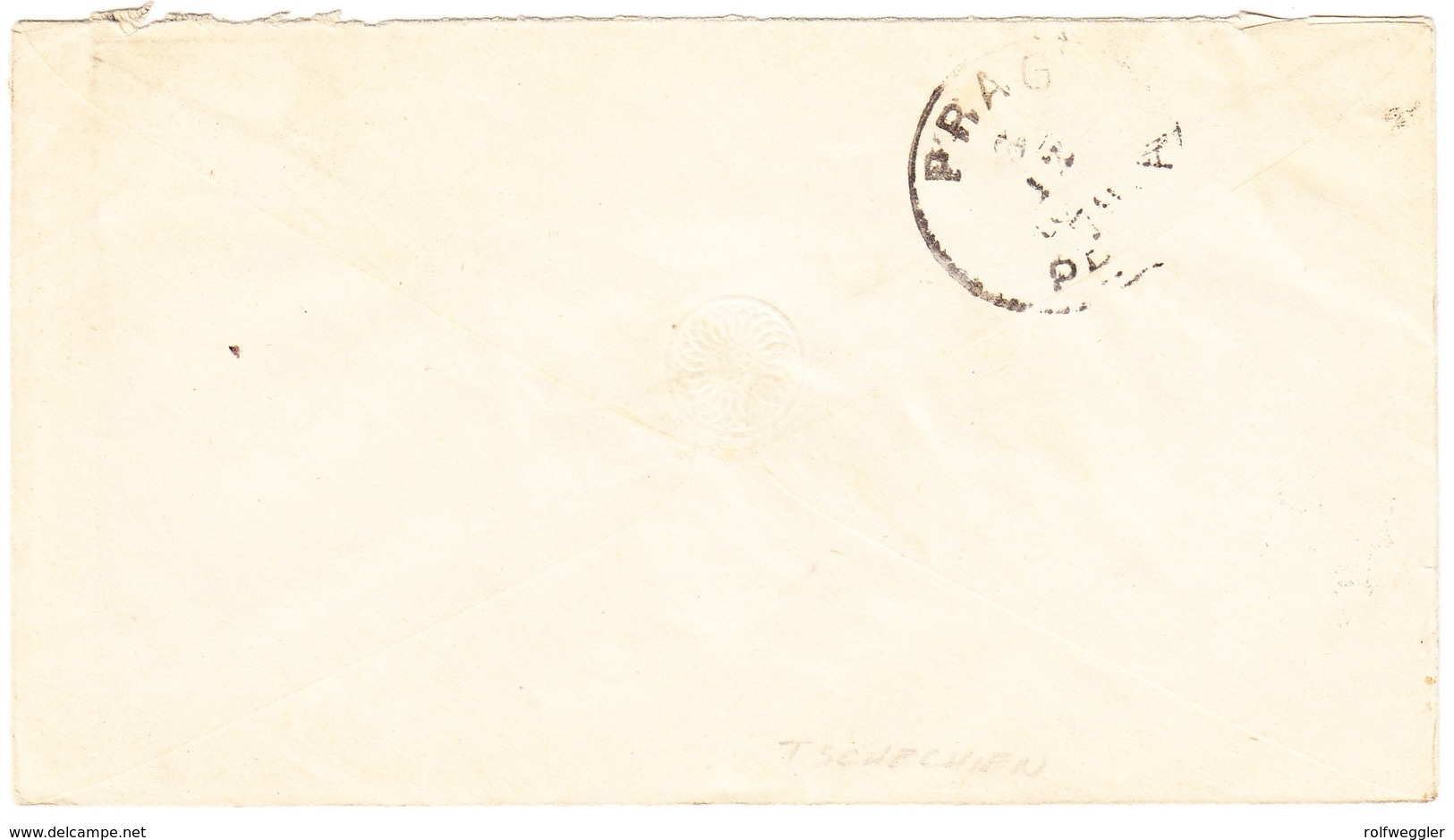 1879 Österreichischer Ganzsachenbrief 5kr Aus Neu Bidschow Nach Prag - Briefe