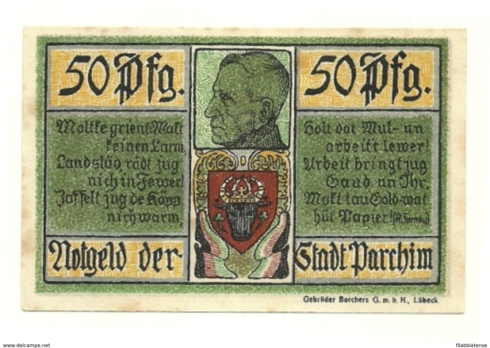 1921 - Germania - Parchim Notgeld N64   ----- - [11] Emissions Locales