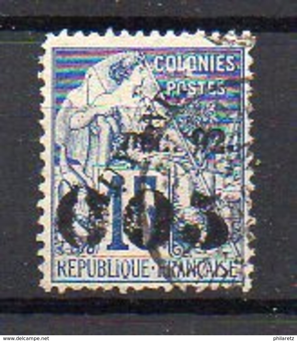 Guyane N° 29 Oblitéré (Alphée Dubois Surchargé) - 1 Dent Légèrement Courte Dans Le Bas - Cote 53€ - Usati