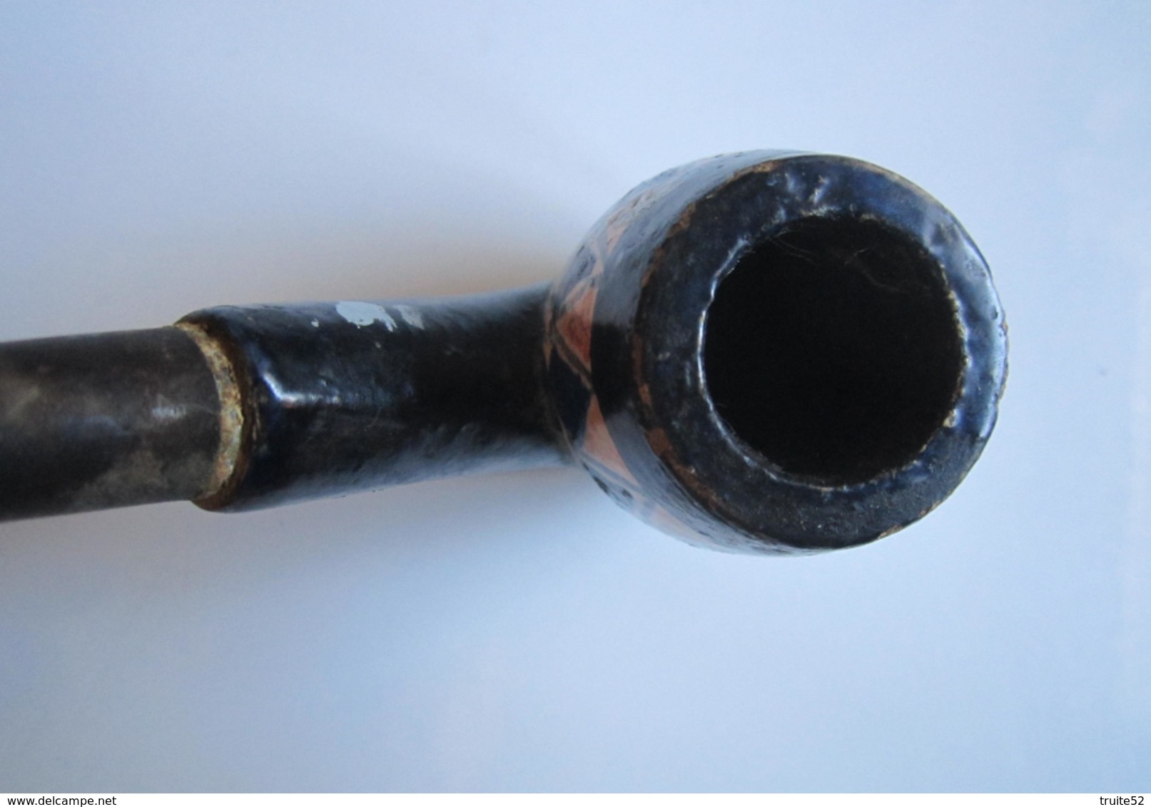 PIPE Avec Motifs En Porcelaine ? Poids De La Pipe 83 Grammes - Pipes En Terre Et Porcelaine