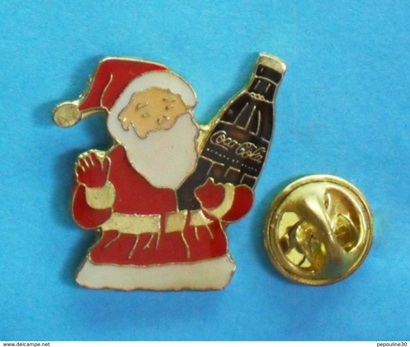 1 PIN'S //   ** PÈRE-NOËL / COCA-COLA ** . (LTO Paris ©) - Noël