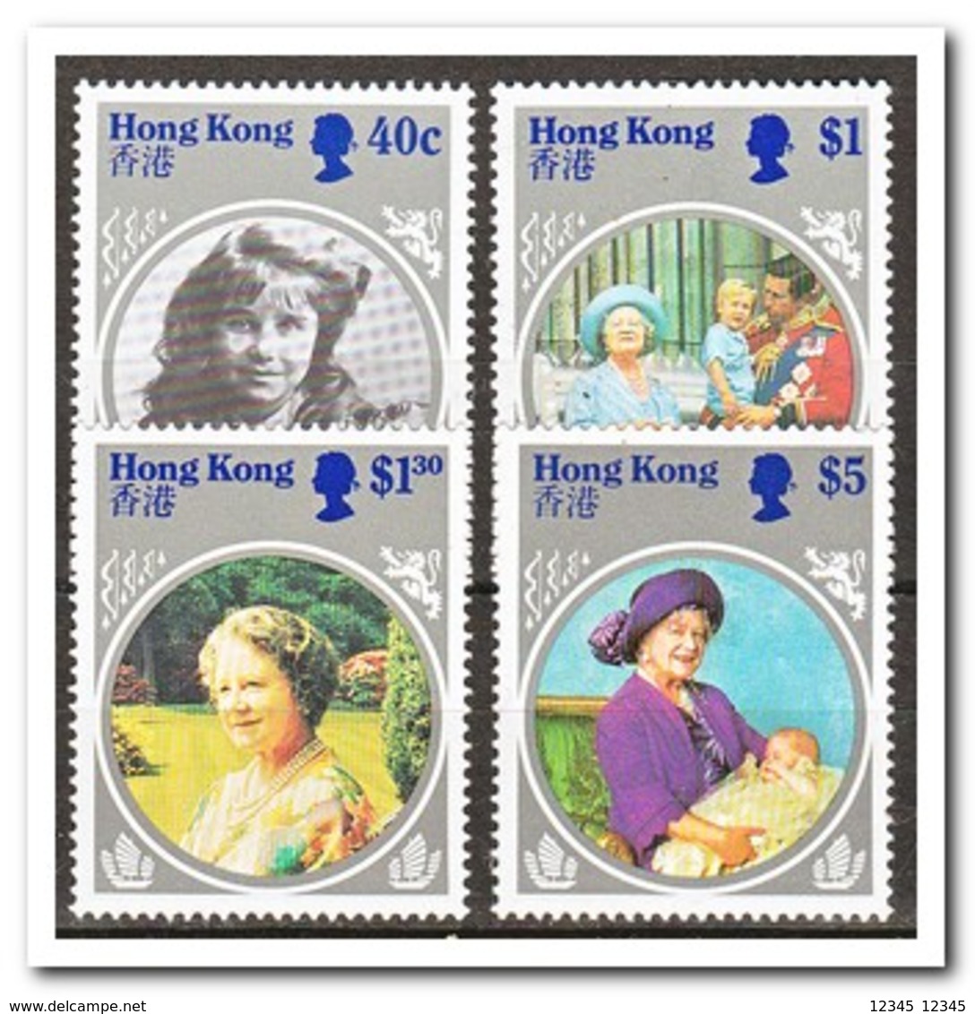 Hongkong 1982, Postfris MNH, Queen Mother Elisabeth - Andere & Zonder Classificatie