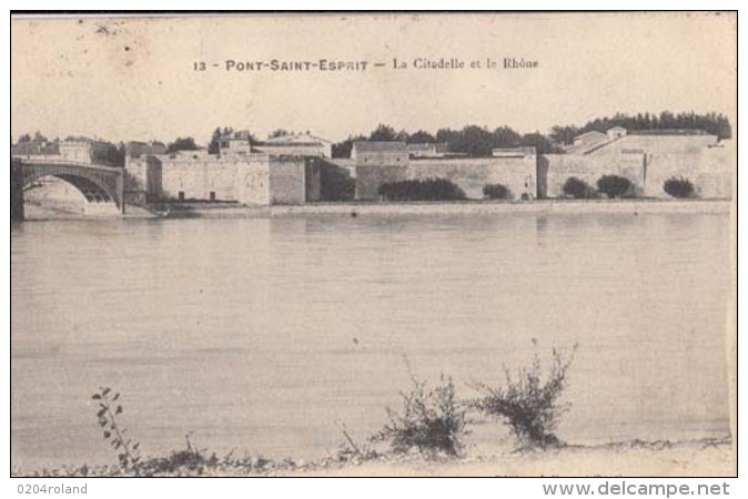 D30 - Pont St Esprit - La Citadelle Et Le Rhône  : Achat Immédiat - Pont-Saint-Esprit