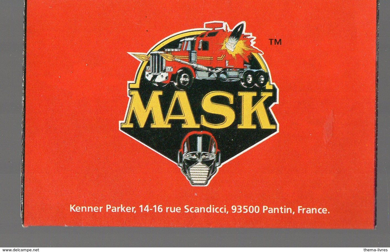 (jouets) Petit Catalogue MASK  (PPP14962) - Publicités