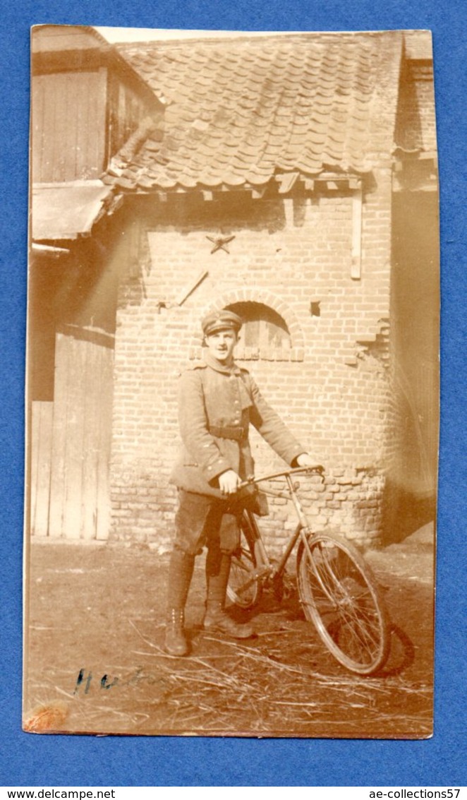 Photo  -  Cycliste Allemand - War 1914-18