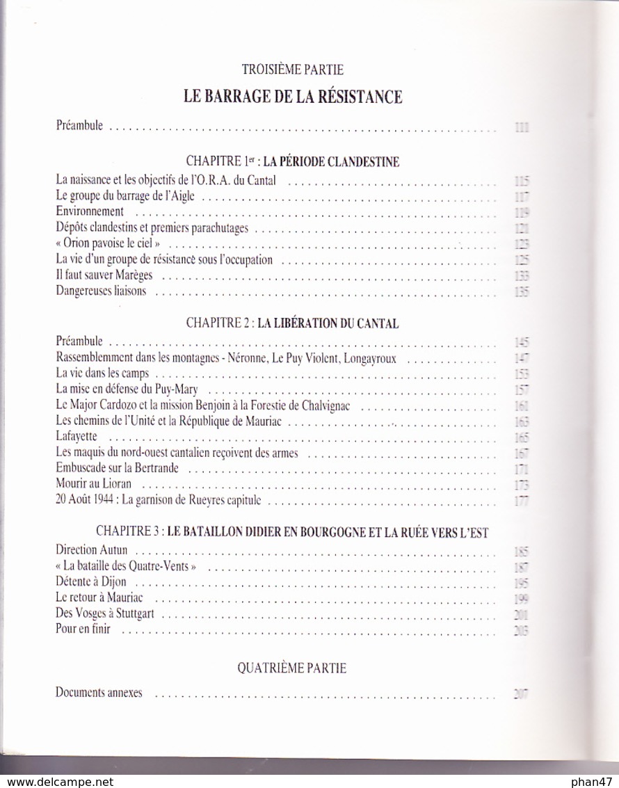 L'AIGLE SUR DORDOGNE "Le Barrage De La Résistance" SOURSAC (Corrèze) CHALVIGNAC (Cantal) Par J.L. SALAT Ed. Quotat 1987 - Guerre 1939-45