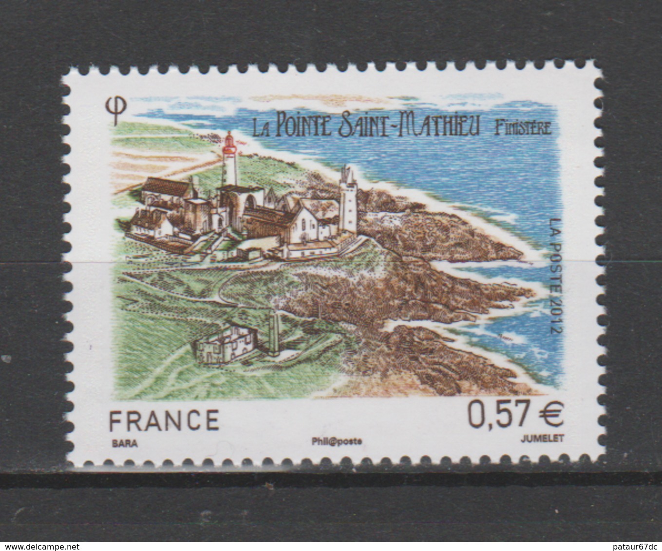 FRANCE / 2012 / Y&T N° 4679 ** : Pointe Saint-Mathieu - Gomme D'origine Intacte - Neufs