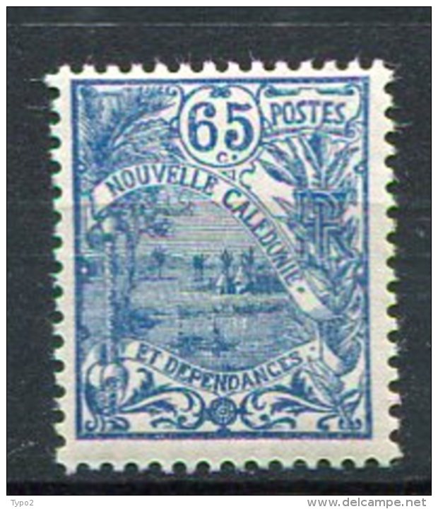 NOUVELLE-CALEDONIE -  Yv. N°  122   *   65c    Cote  1 Euro  TBE  2 Scans - Unused Stamps