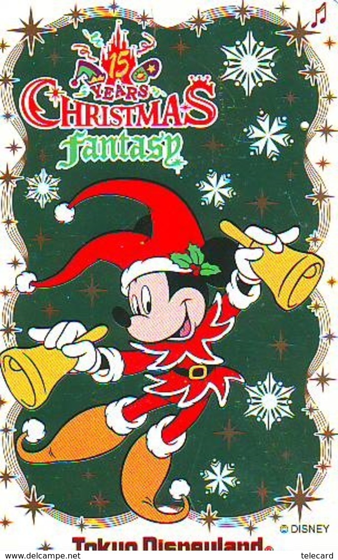 Télécarte Japon - DISNEY / 110-203686 * MERRY CHRISTMAS  (6354)  Japan Phonecard - Disney