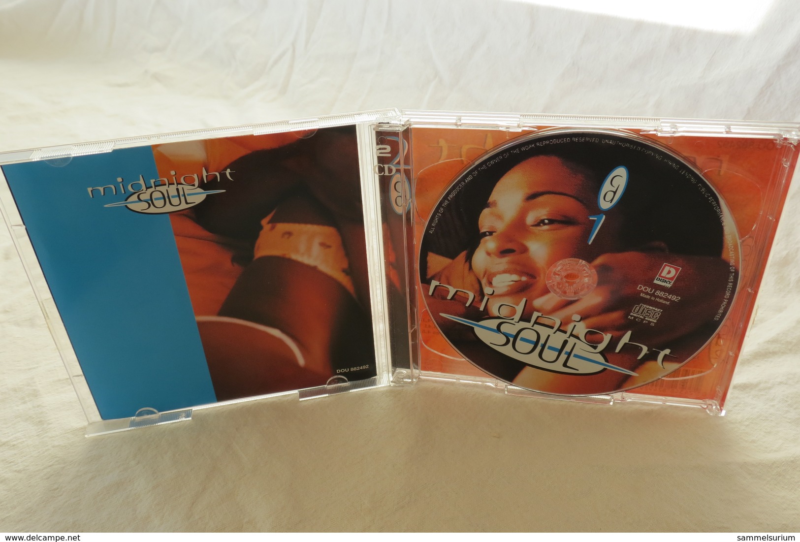 2 CDs "Midnight Soul" Div. Interpreten - Soul - R&B