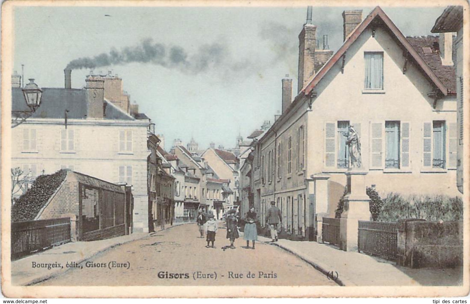 27 - Gisors - Rue De Paris (colorisée) - Gisors