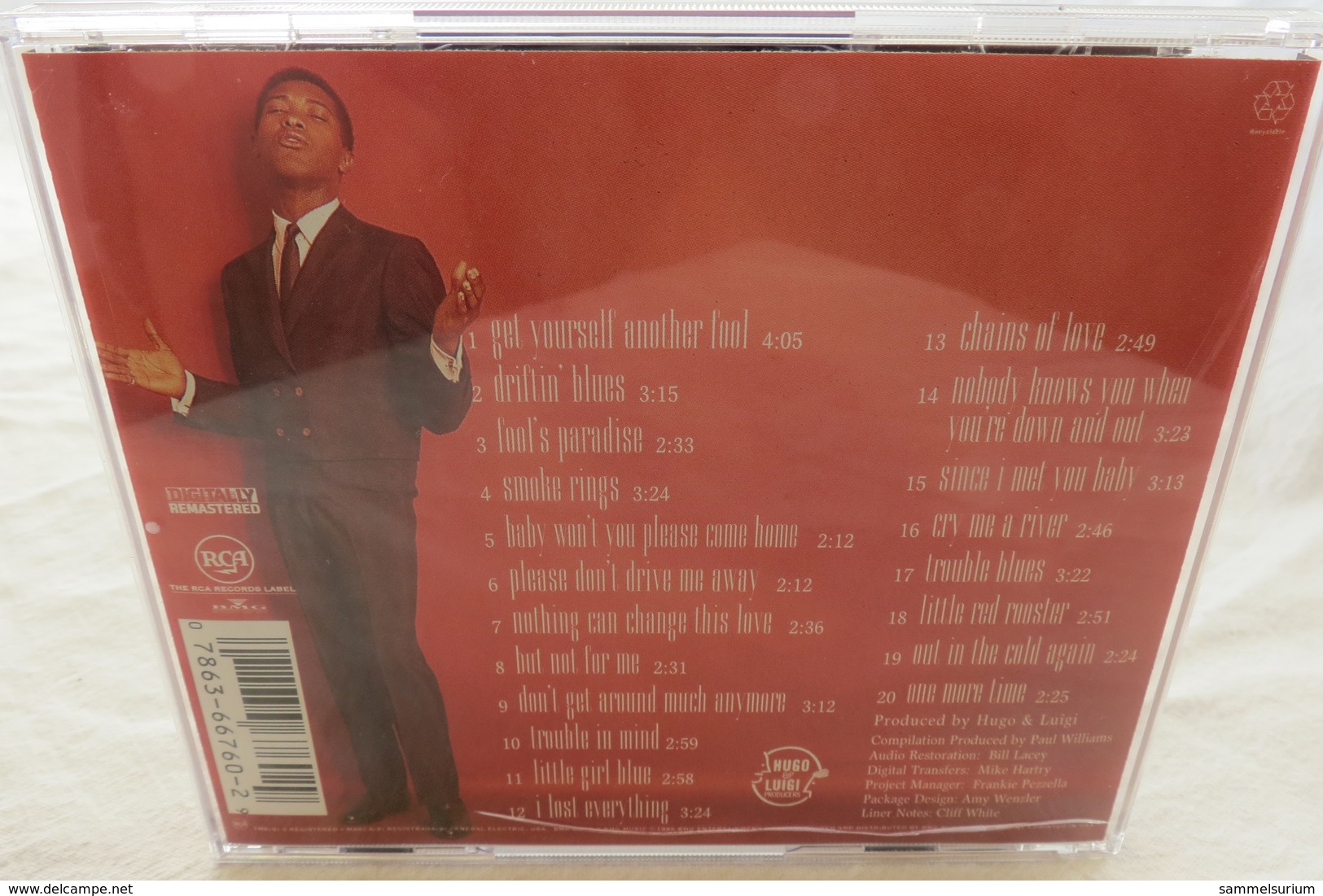 CD "Sam Cooke" The Rhythm And The Blues - Soul - R&B