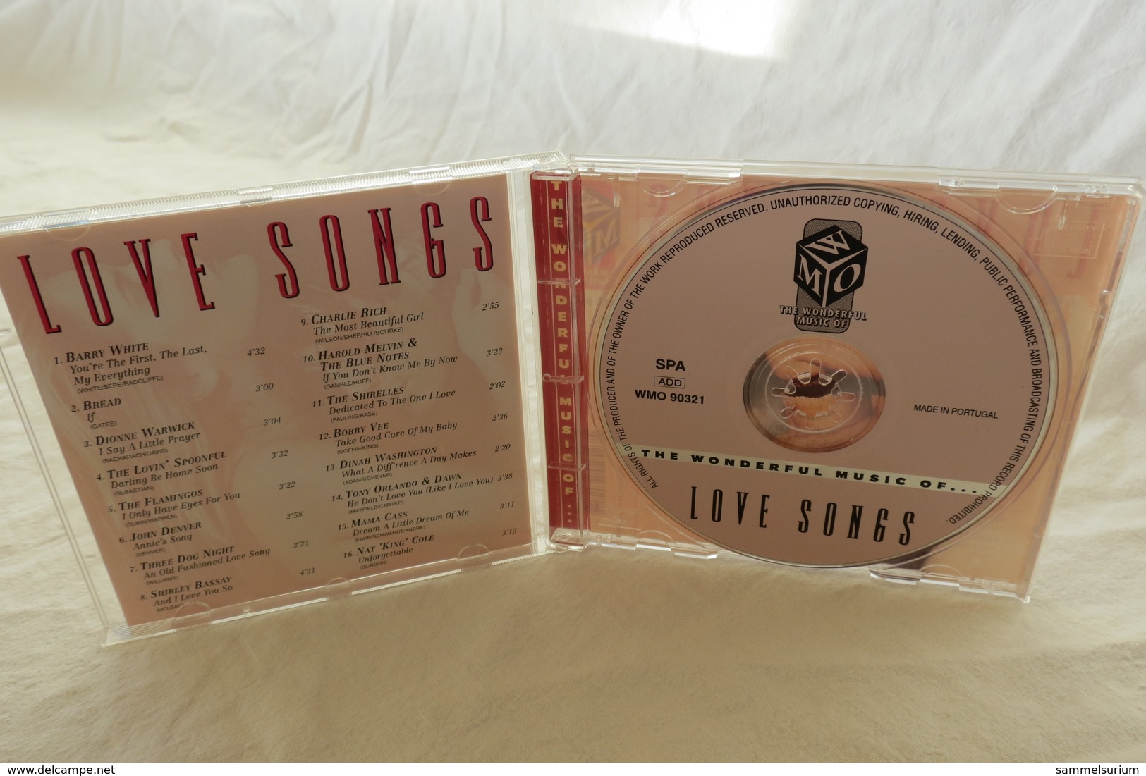 CD "The Wonderful Music Of Love Songs" Div. Interpreten - Sonstige - Englische Musik