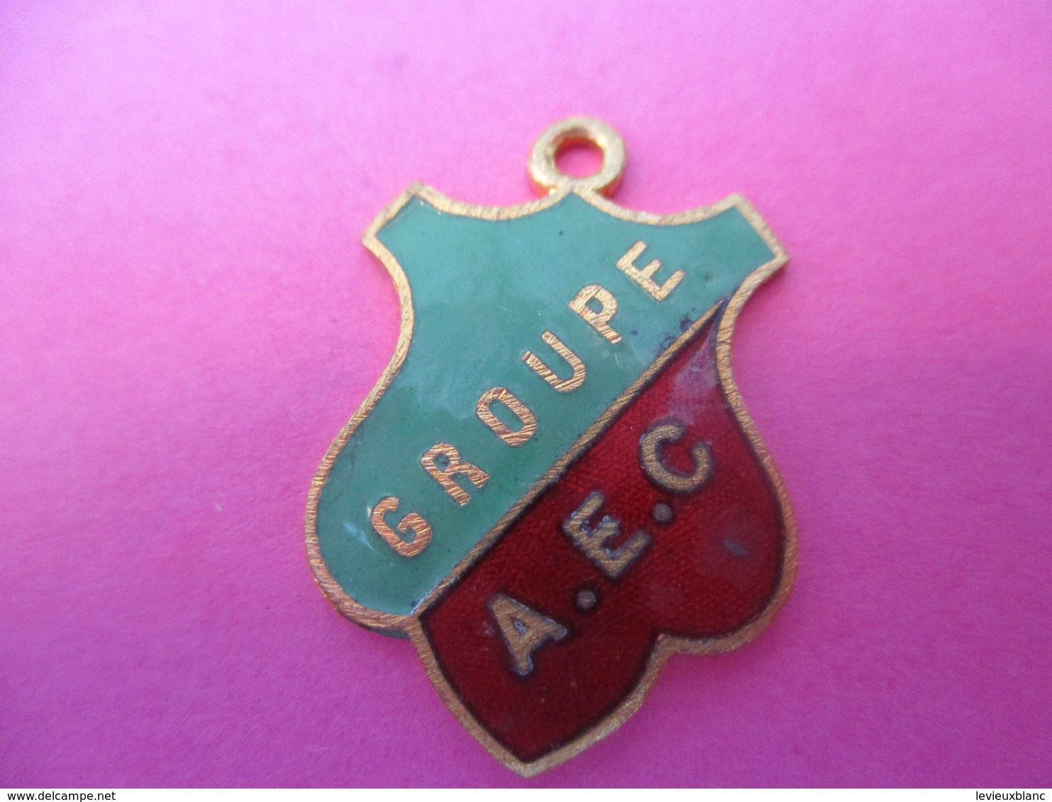 Médaillon Pendentif  / à Déterminer/ Groupe AEC/  Bronze Cloisonné émaillé/ Vers 1900-1930   MED281 - Otros & Sin Clasificación
