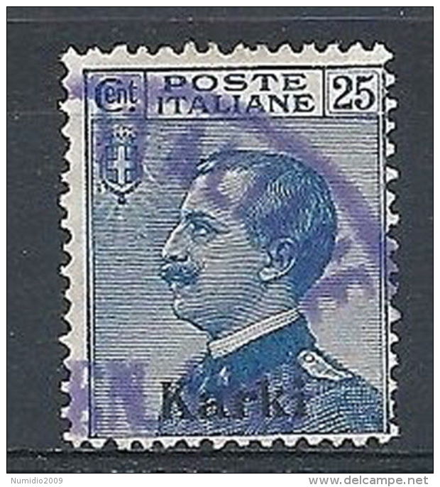 1912 EGEO CARCHI USATO 25 CENT - RR7827-6 - Egée (Carchi)