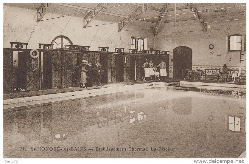 Santé - Thermalisme - Piscine - Saint Honoré Les Bains - Architecture - Editeur Jacquet - Santé