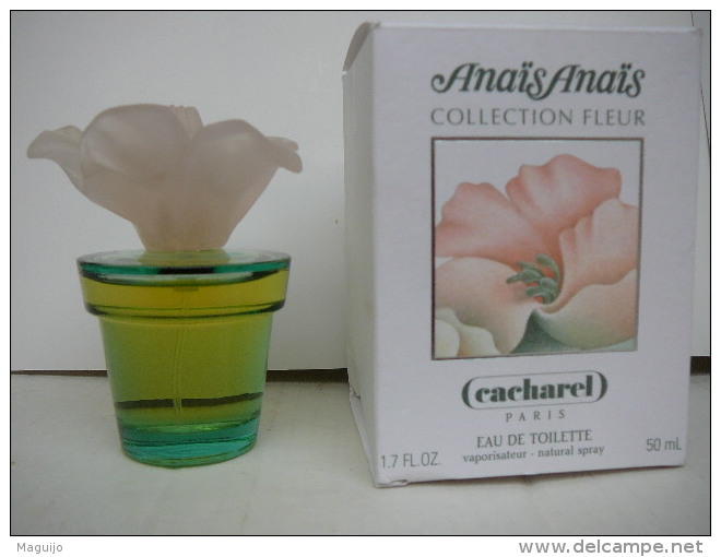 CACHAREL "ANAIS ANAIS"  COLLECTION FLEUR  50 ML EDT+ BOITE   VOIR ET LIRE !! - Miniatures Womens' Fragrances (in Box)