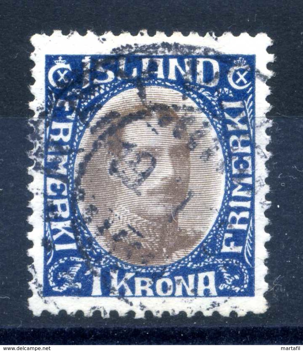 1931-34 ISLANDA N.151 USATO - Gebruikt