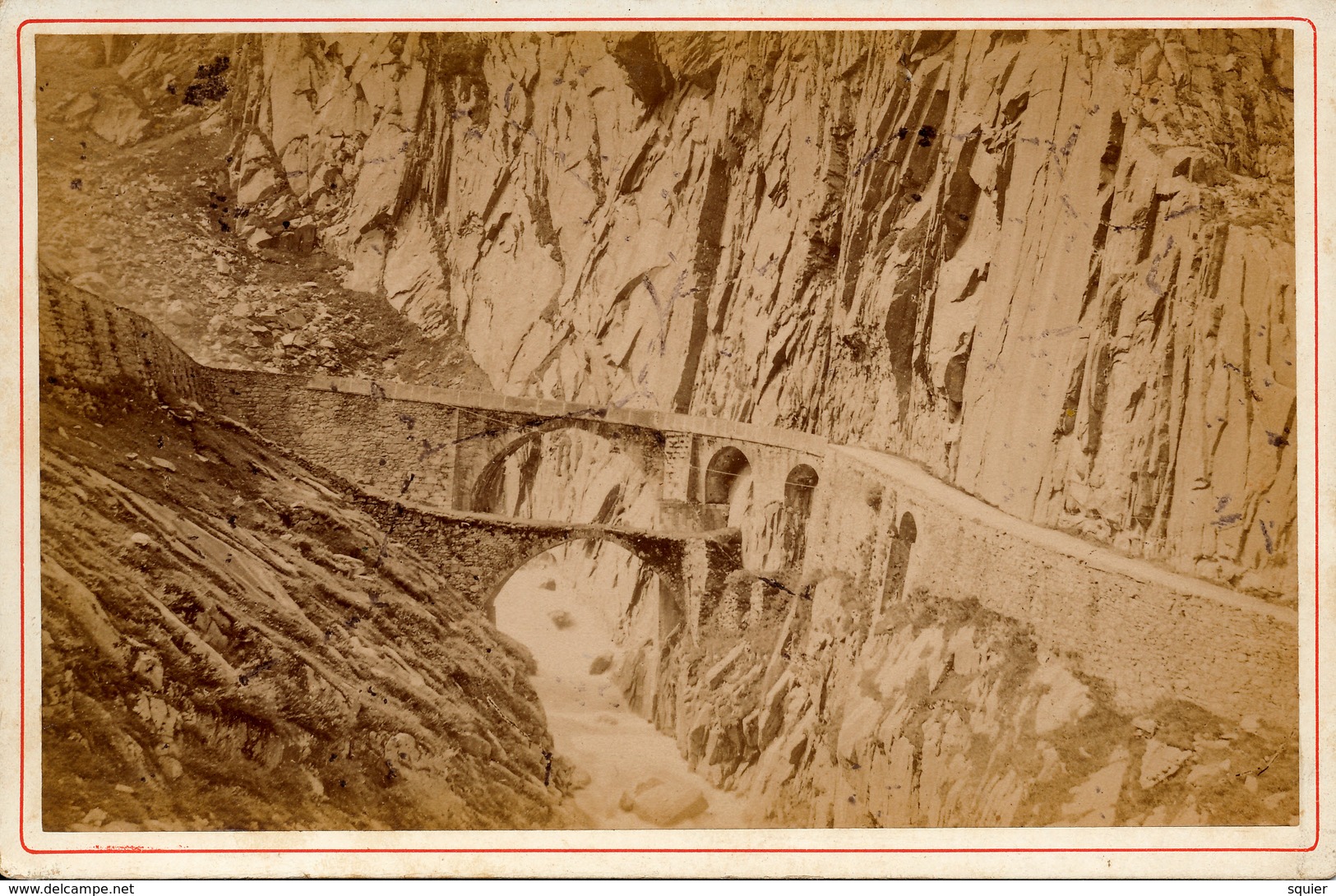 Ad.Braun, Gothard, Pont Du Diable - Old (before 1900)