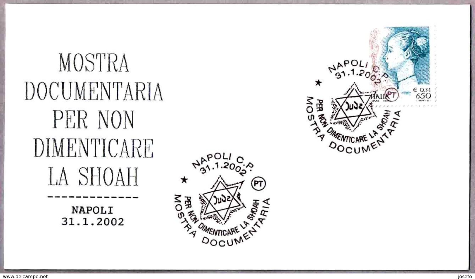 PARA NO OLVIDAR LA SHOAH - FOR NOT FORGET THE SHOAH. Napoli 2002 - Judaísmo