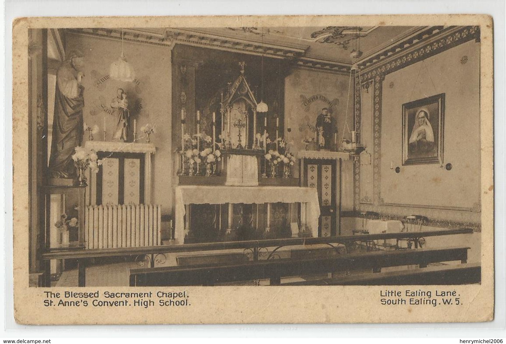 Londres London St Anne's Couvent The Blessed Sacrement Chapel, High School Little Ealing Lane South - Other & Unclassified