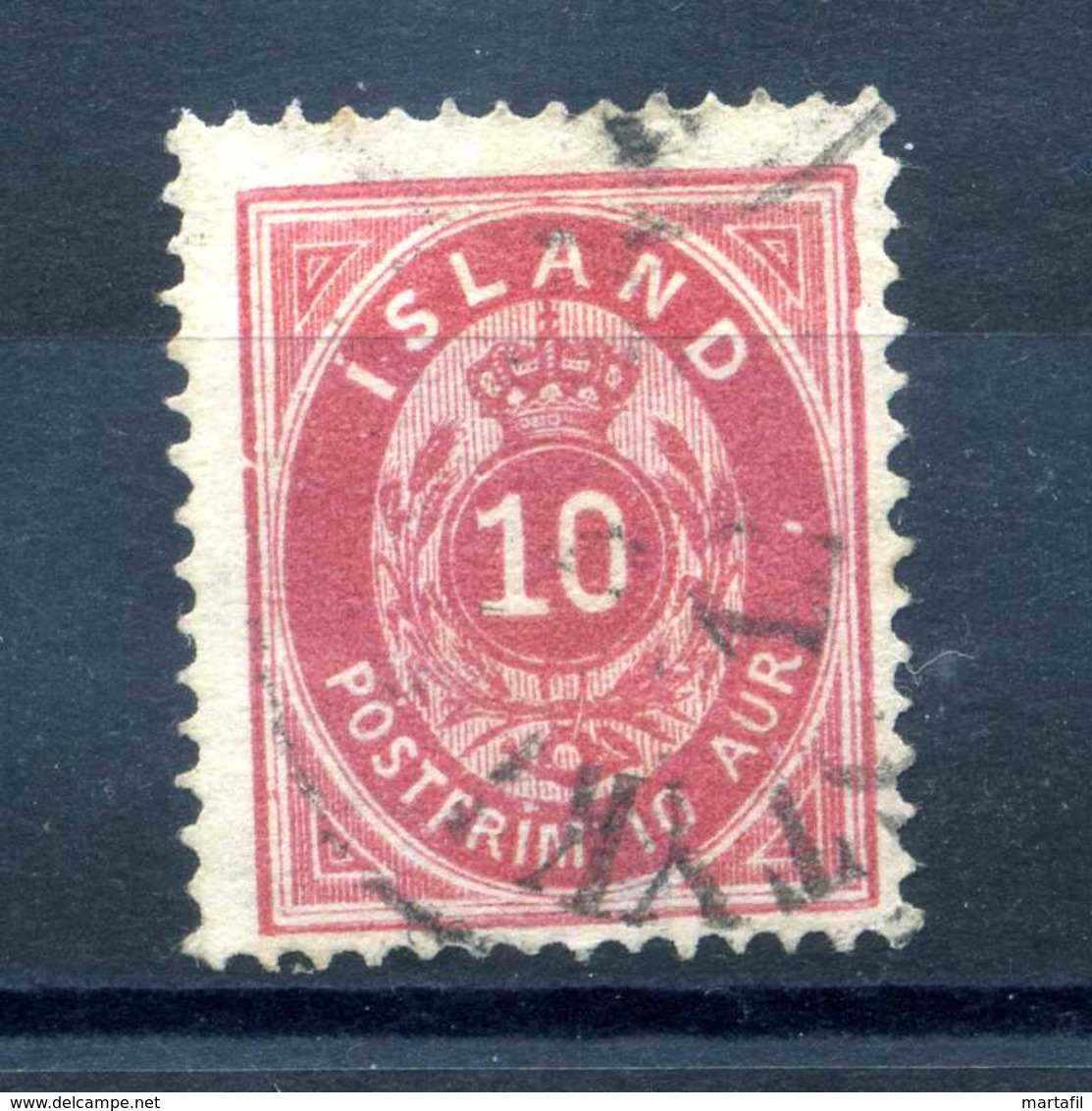 1876 ISLANDA N.8 USATO - Usati