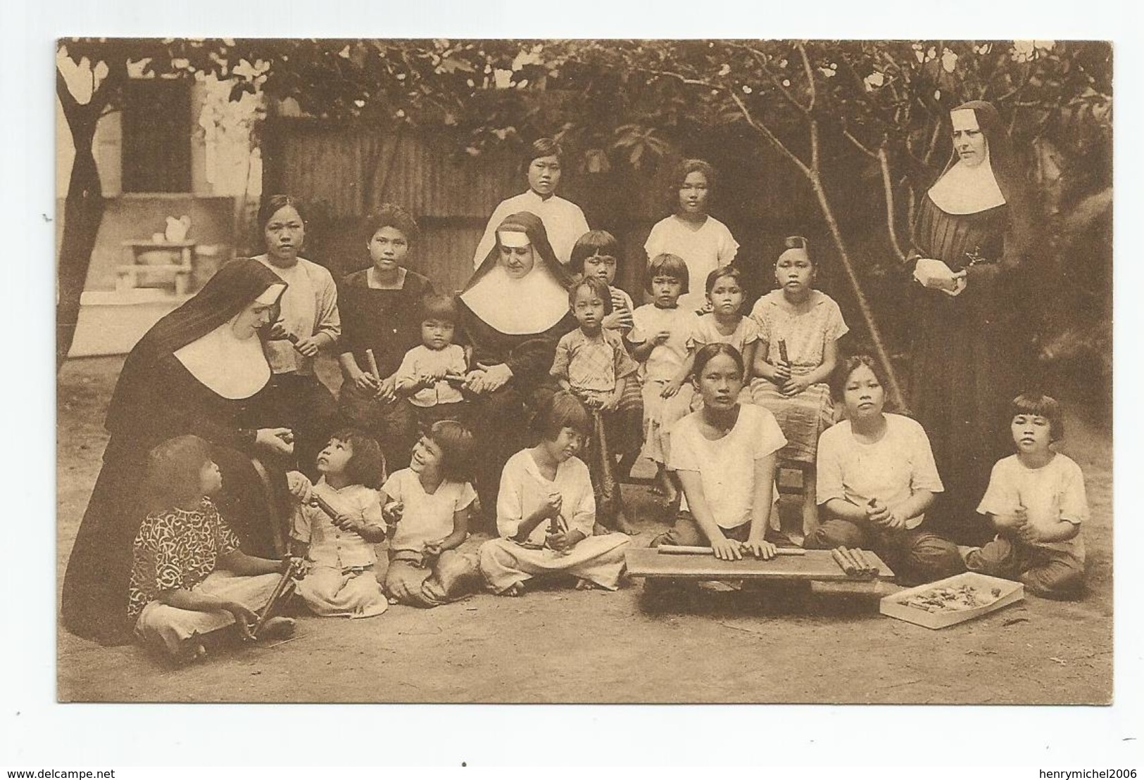 Thailande - Bongkok Siam école Du Rosaire Fabrication Des Cierges - Thaïlande